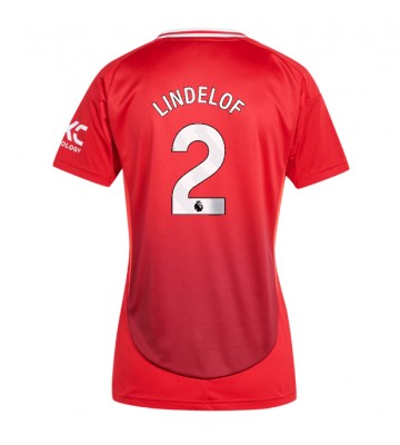 Manchester United Victor Lindelof #2 Hemmatröja Dam 2024-25 Kortärmad